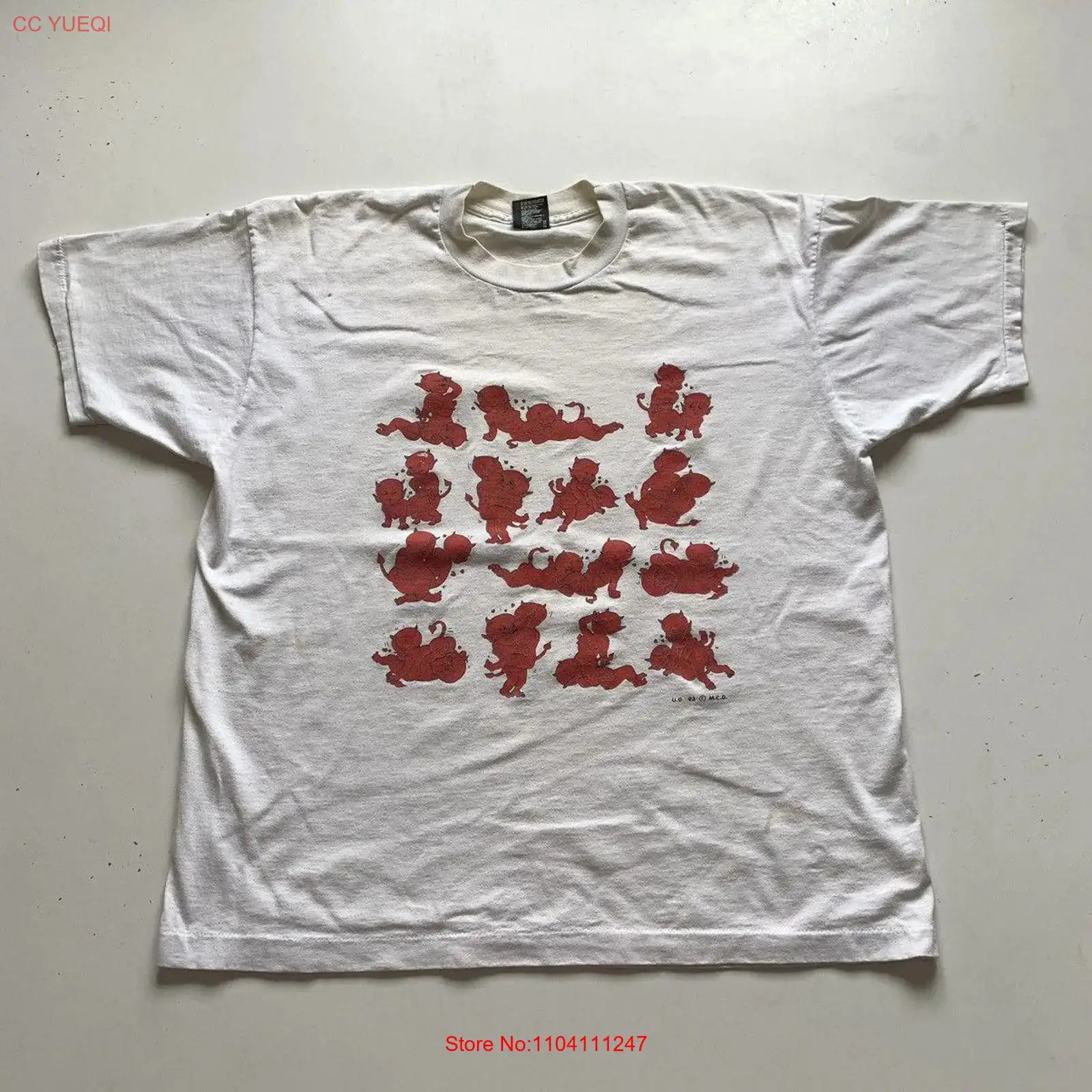 Vintage Fashion Victim Shirt - Vintage koszulka z lat 90. Devil