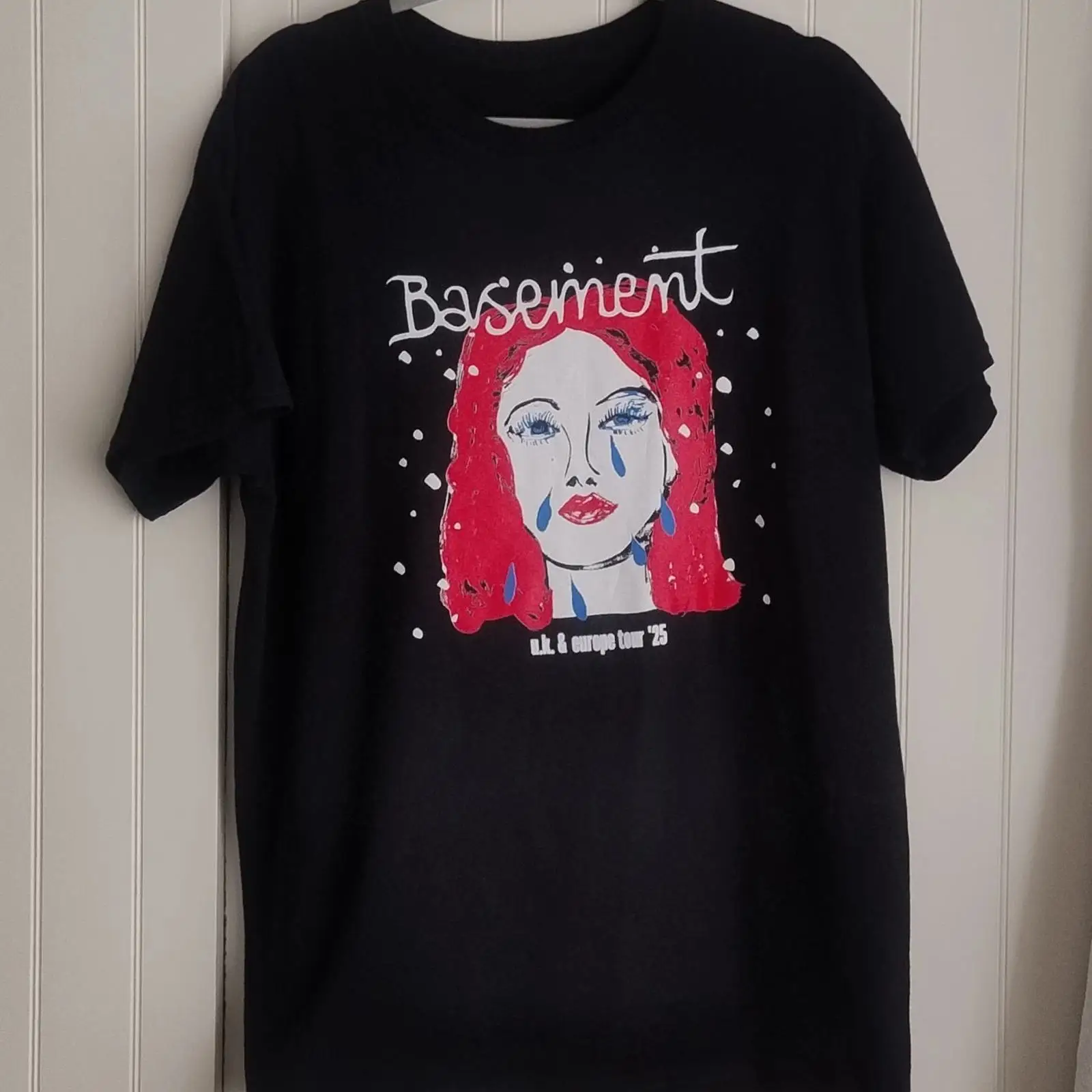 Vintage Fashion Uk - Koszulka Basement UK Europe Tour vintage,
