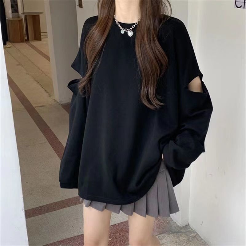Vintage Fashion Uk - Odzież damska Hole Hollow Out Loose