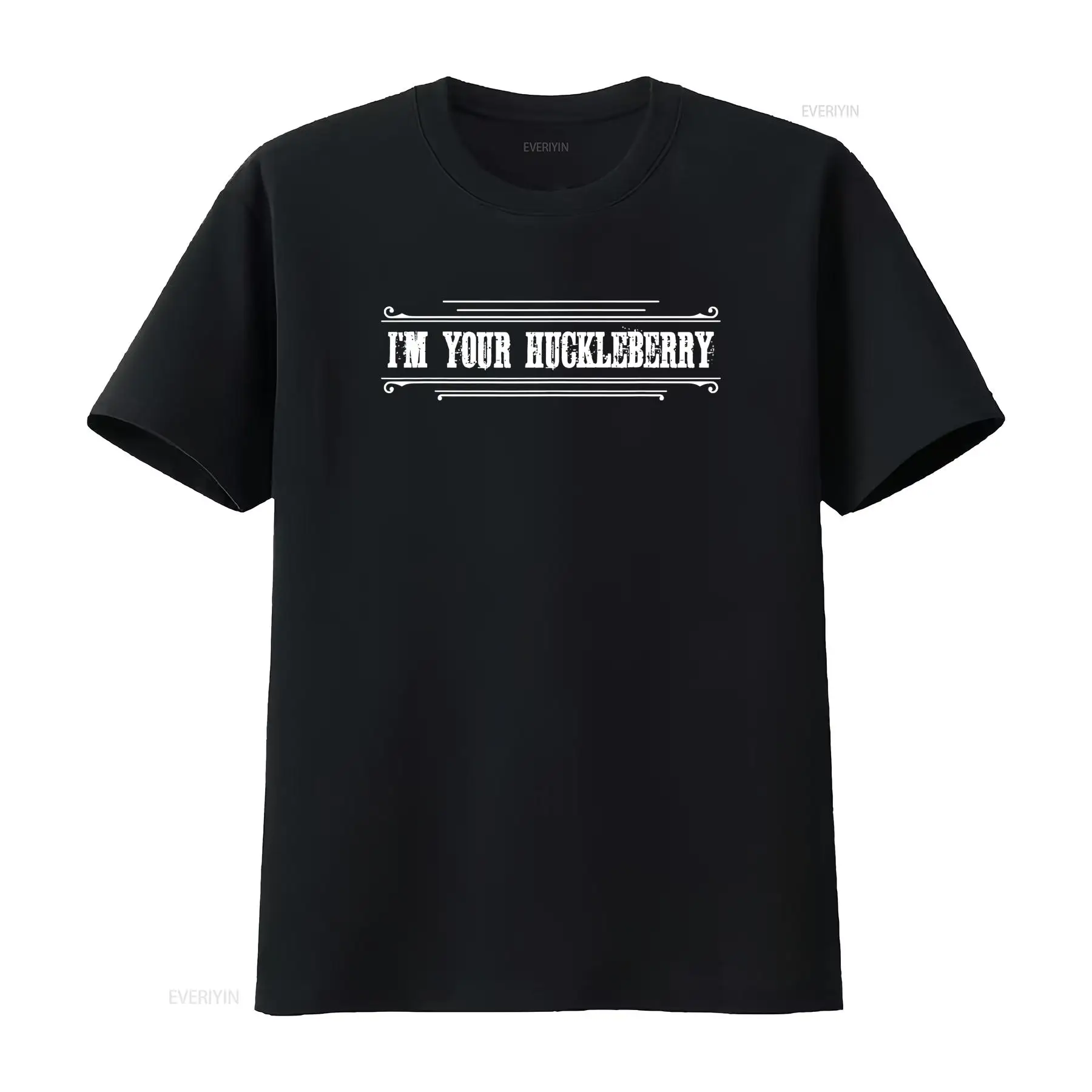 Vintage Fashion Quotes Short - Koszulka I'm Your Huckleberry z motywem
