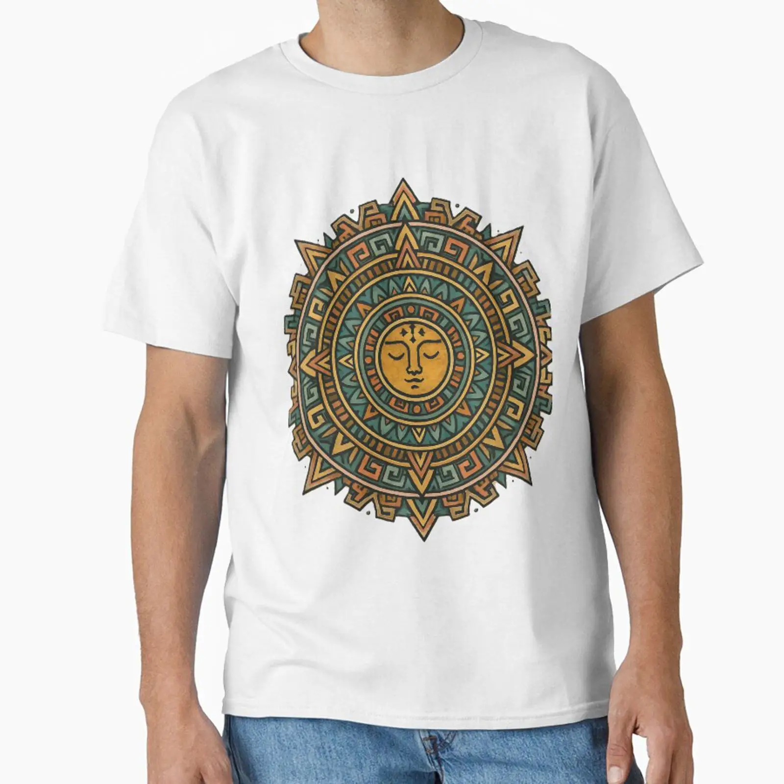 Vintage Fashion Uk - Mandala Azteckiego Słońca zaprojektowana i sprzedawana