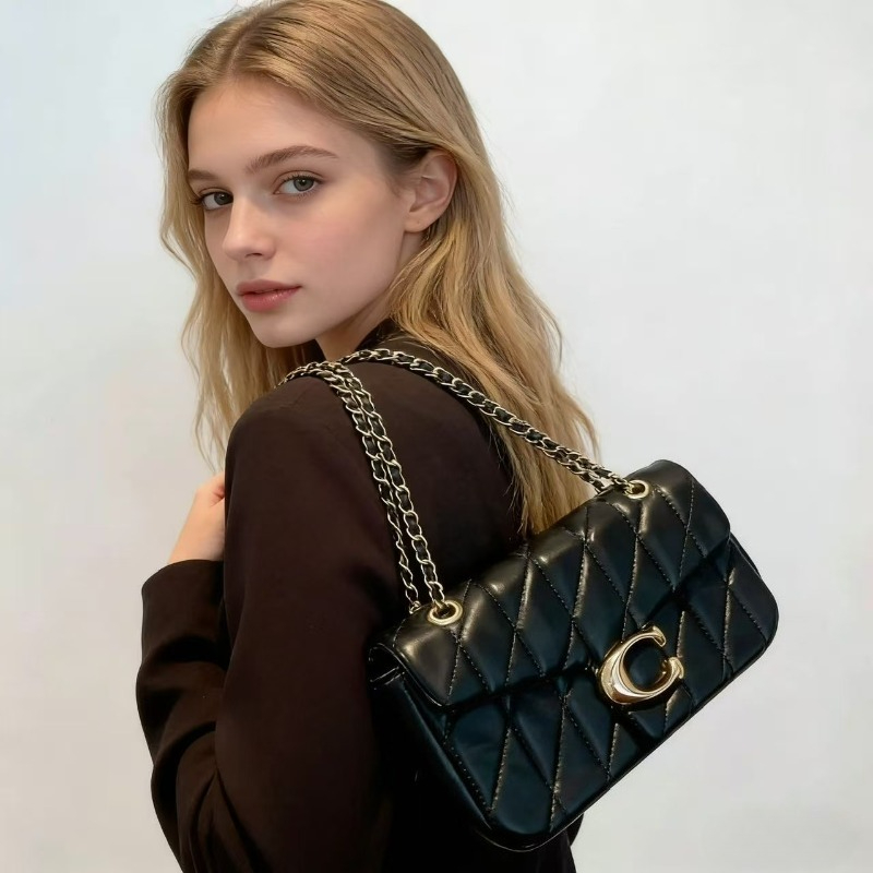 Vintage Fashion Boutique - Luksusowa damska torebka crossbody, portfel ze