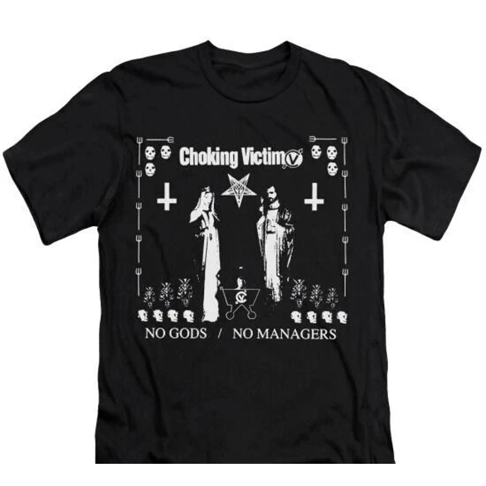 Vintage Fashion Victim Shirt - Koszulka Choking Victim, merch zespołu, muzyka,