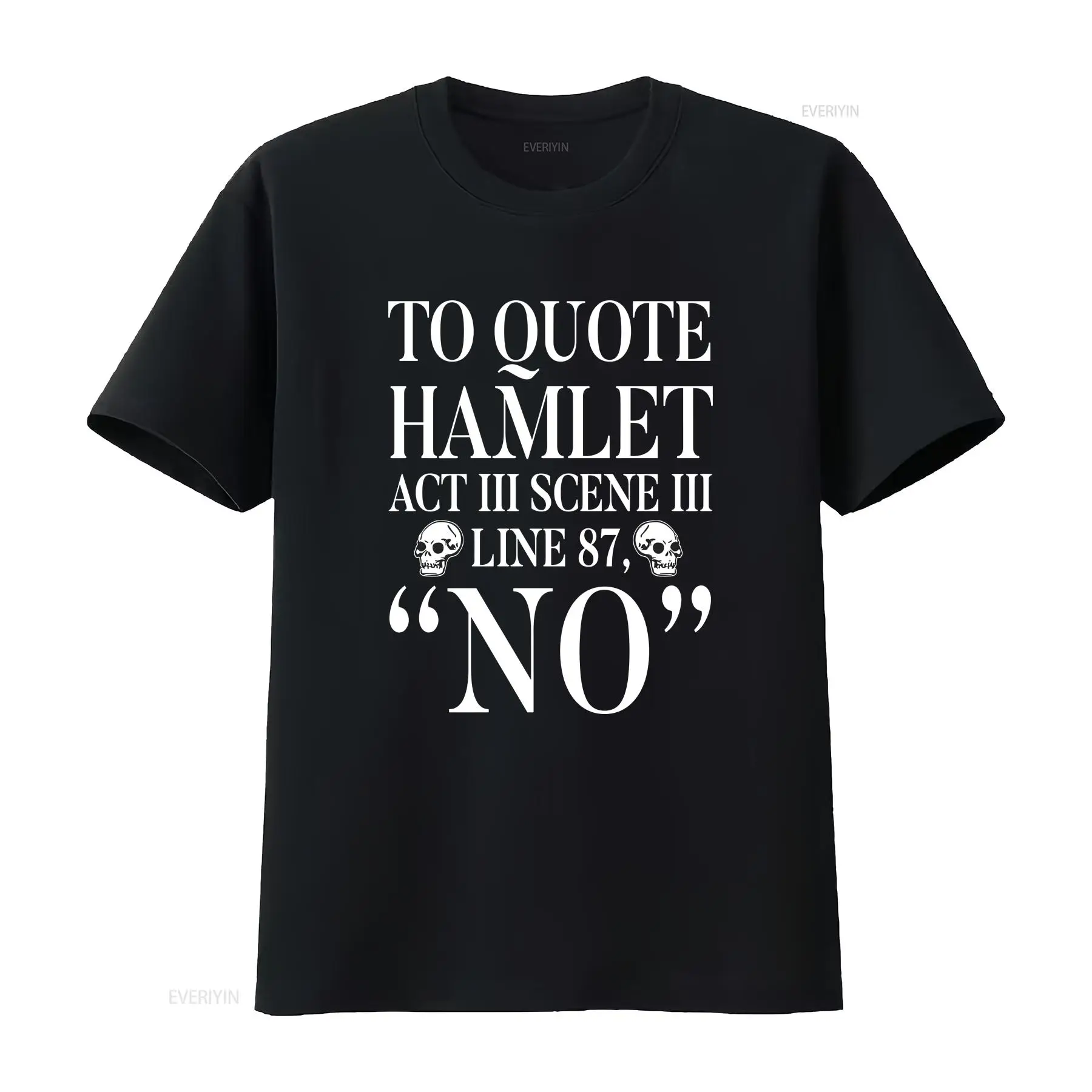 Koszulka z cytatem z Hamleta S – Vintage Fashion Quotes Short recenzja i cena