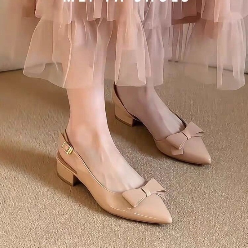 Eleganckie czółenka z kokardą, – French Vintage Fashion recenzja i cena