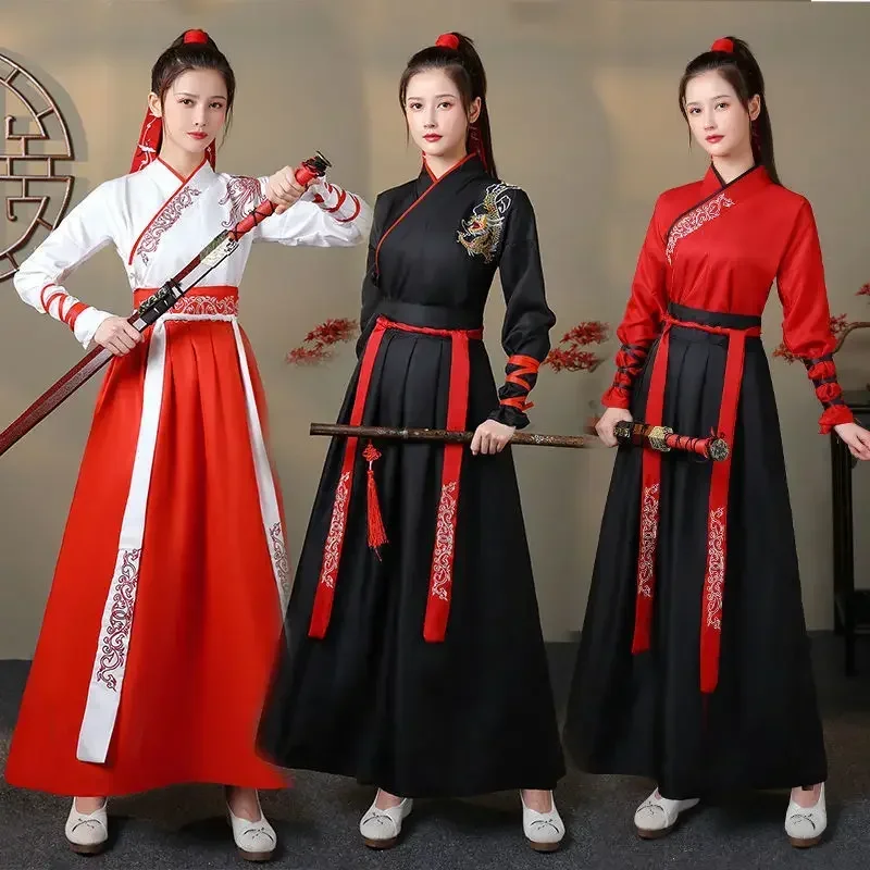 Nowoczesny damski zestaw Hanfu – Vintage Style Women Fashion recenzja i cena