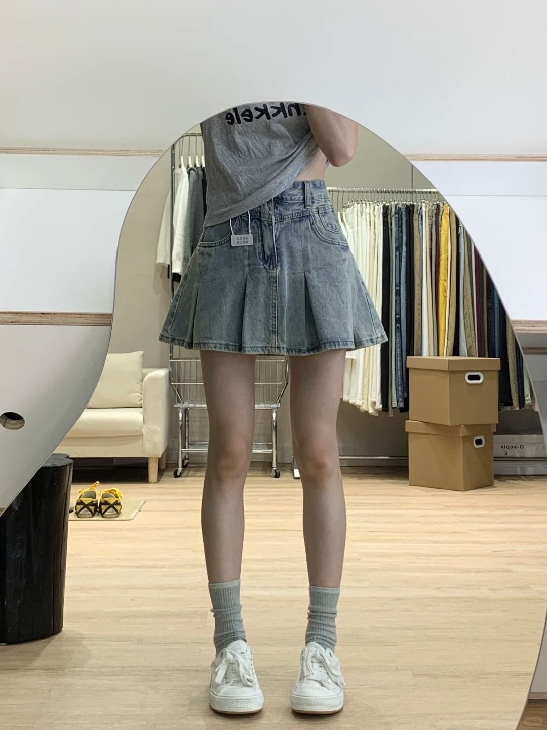 Damska spódnica dżinsowa z wys – Vintage Fashion Jeans recenzja i cena