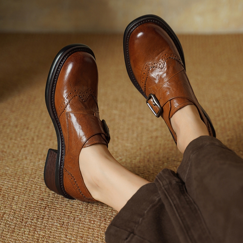 Damskie buty brogsy z nową kla – Vintage Style Women Fashion recenzja i cena