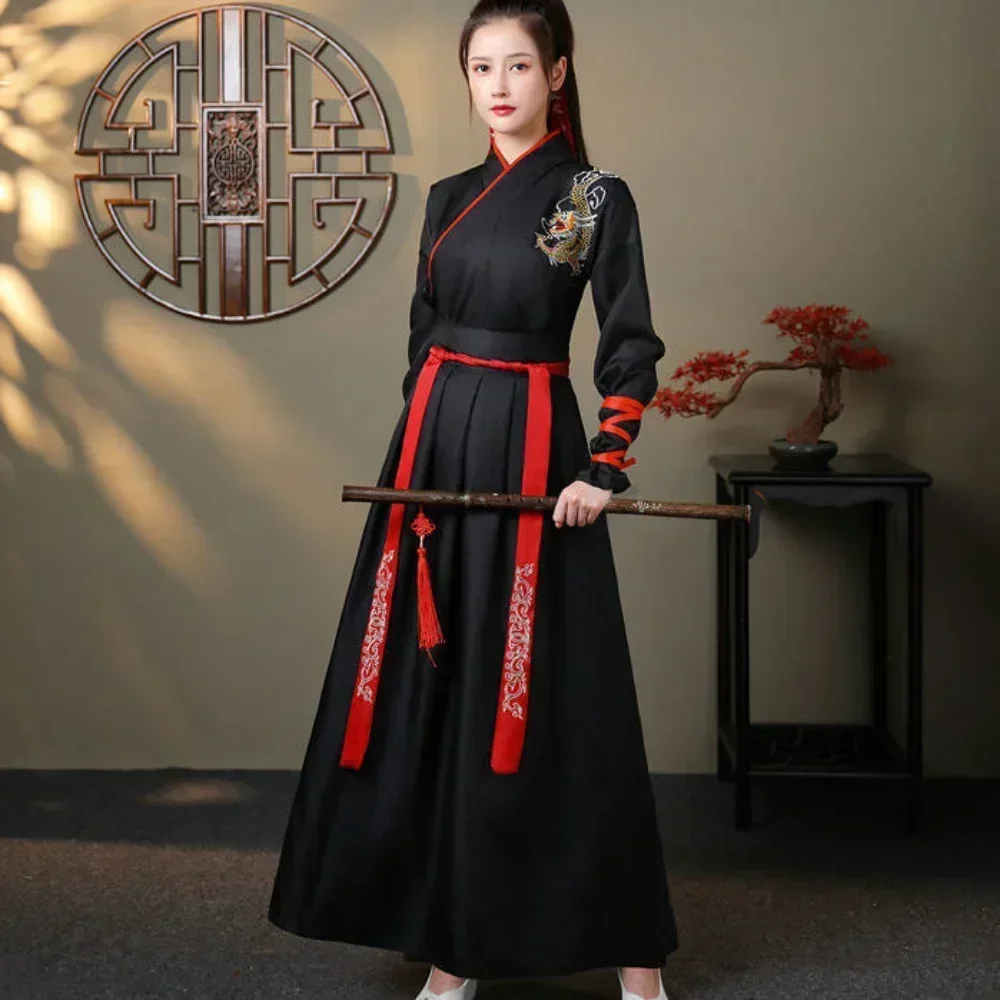 Nowoczesny damski zestaw Hanfu – Vintage Style Women Fashion recenzja i cena