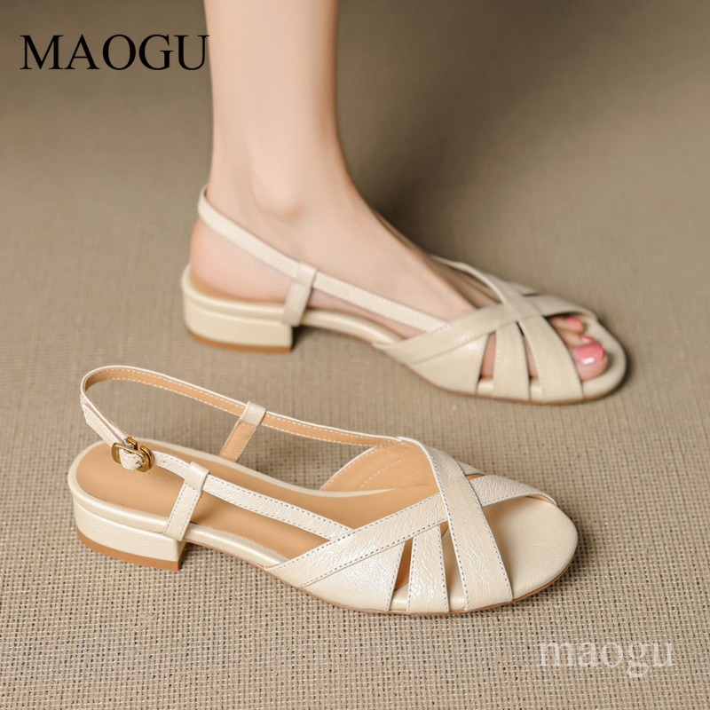 Damskie sandały slingback z ok – Vintage Style Women Fashion recenzja i cena