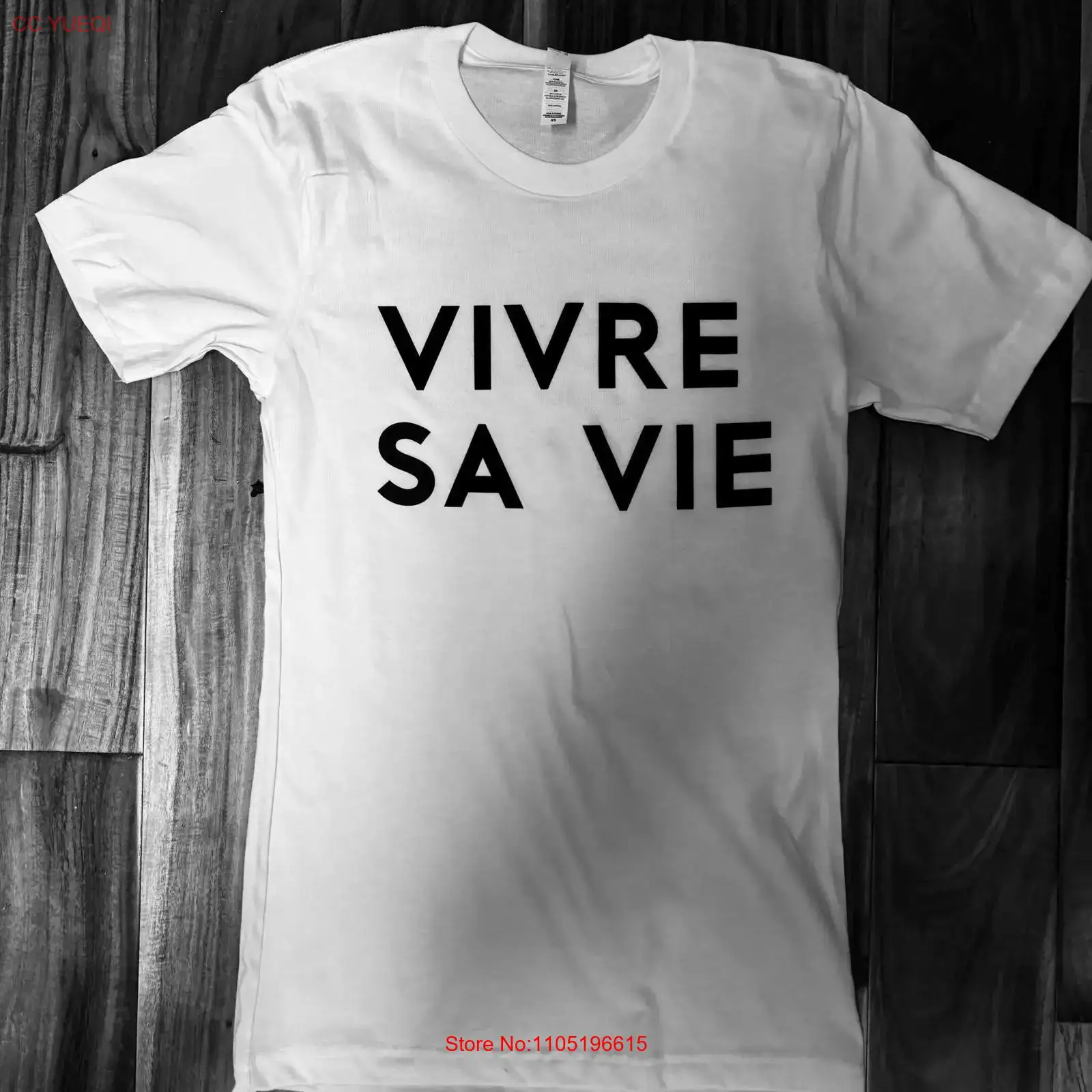 Koszulka Live your Life w styl – French Vintage Fashion recenzja i cena