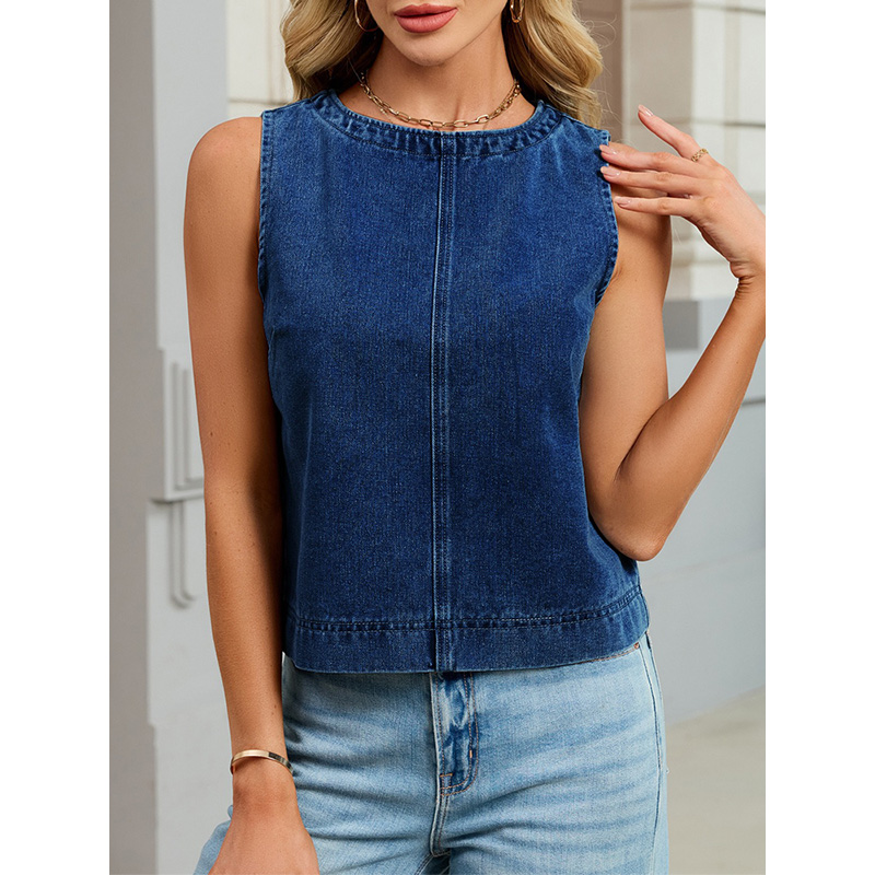Benuynffy Casualowa Okrągła De – Vintage Fashion Jeans recenzja i cena