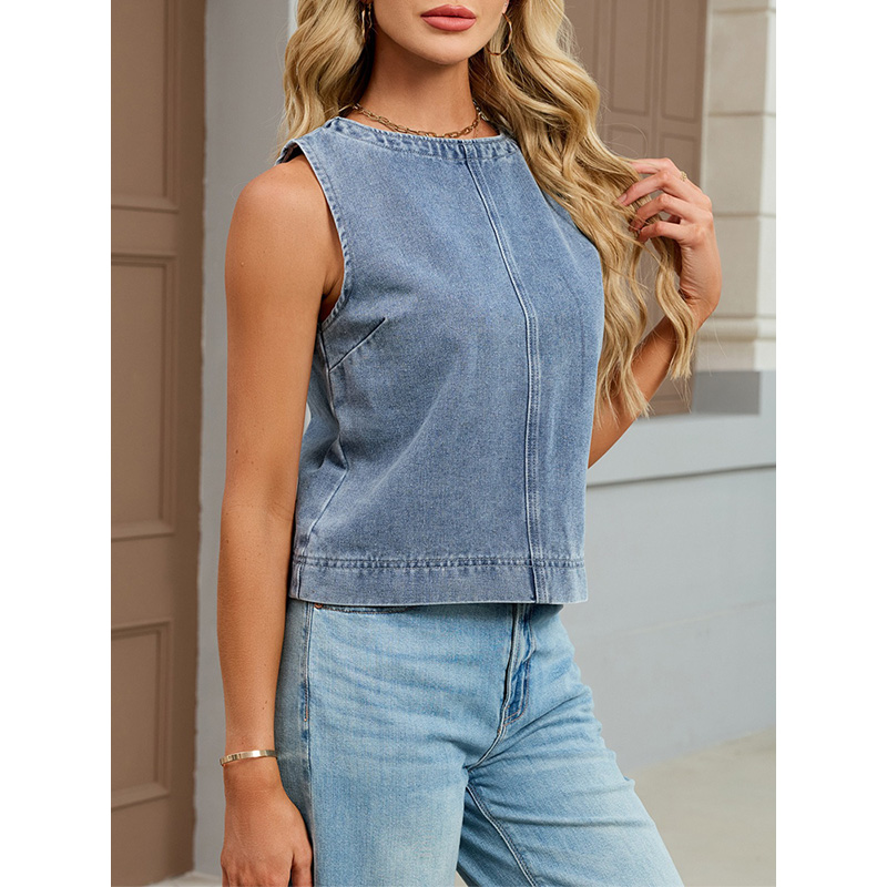 Benuynffy Casualowa Okrągła De – Vintage Fashion Jeans recenzja i cena