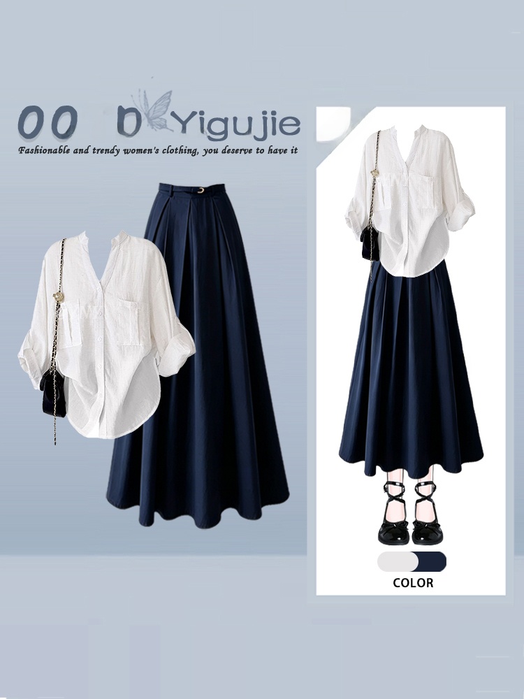 Luźna koszula z długim rękawem – Vintage Fashion Collection recenzja i cena