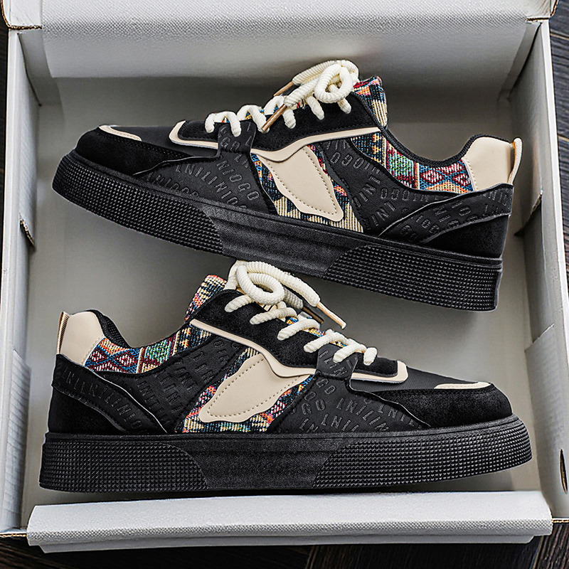 Męskie sneakersy vintage z pat – Vintage Fashion Boutique recenzja i cena