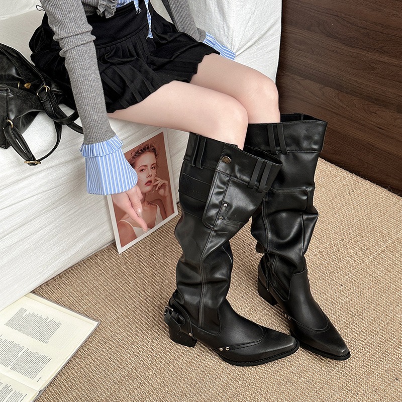 Damskie Kozaki Vintage Kozaki  – Vintage Style Women Fashion recenzja i cena
