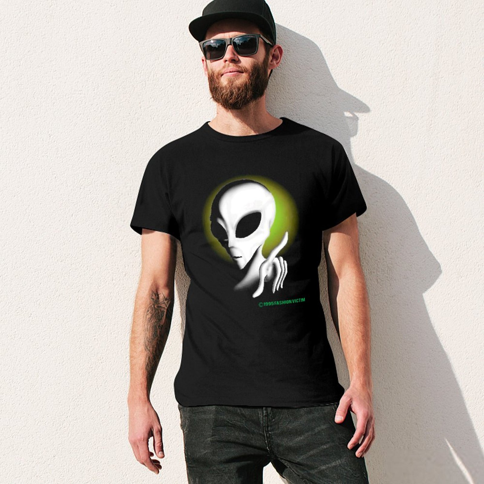 1995 ALIEN Vintage Koszulka Fa – Vintage Fashion Victim Shirt recenzja i cena