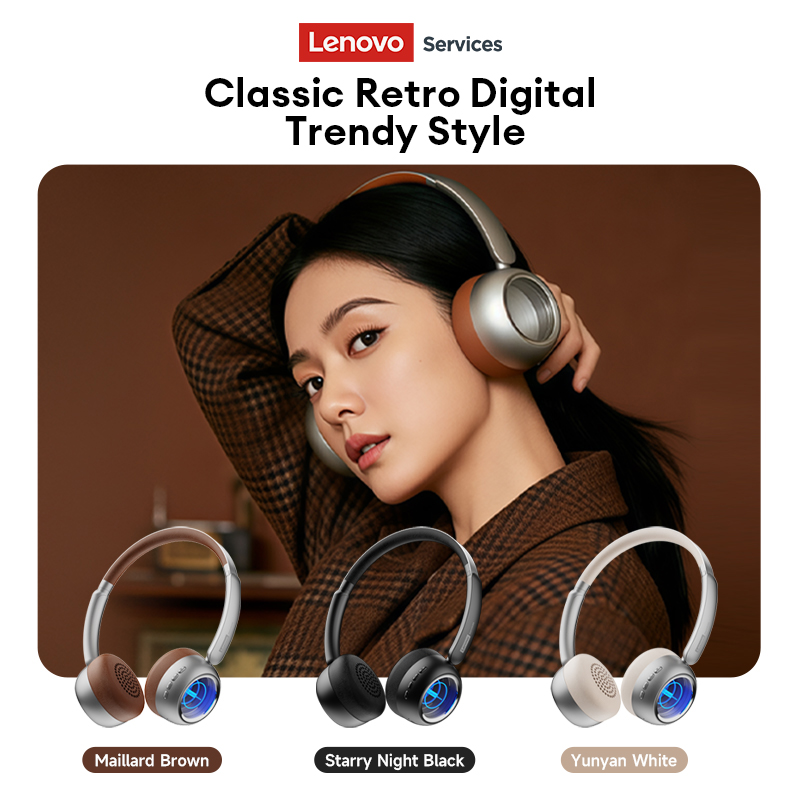Słuchawki Lenovo LS101 Retro M – Vintage Fashion Video recenzja i cena