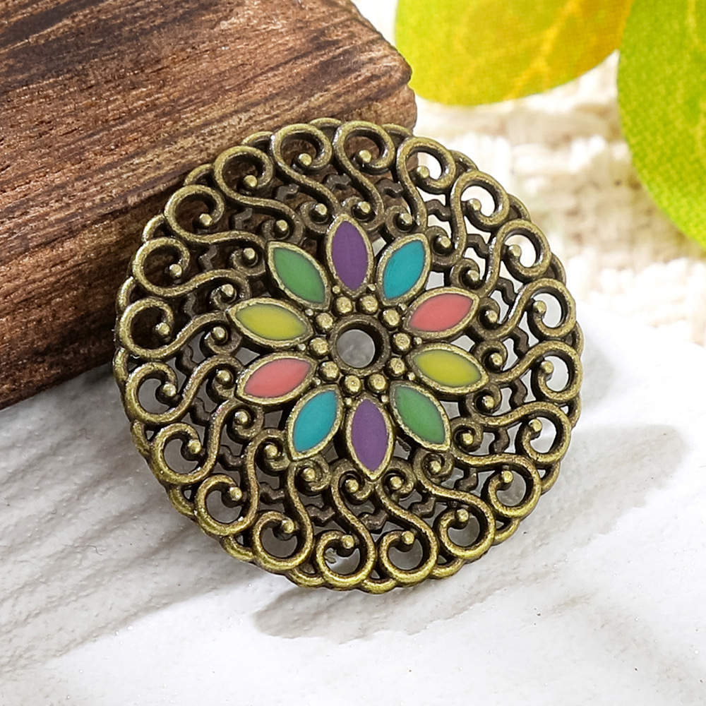 Vintage Miedziano-brązowe emal – Vintage Fashion Earrings recenzja i cena